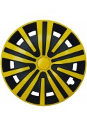 Poklice kompatibilní na auto Volkswagen 16" SPINEL Žlto-černé 4ks