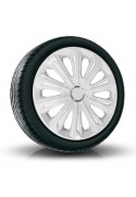 Poklice kompatibilní na auto Dacia 14" STRONG Biele 4 ks