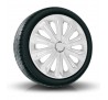 Poklice kompatibilní na auto Opel 15" STRONG Biele 4 ks