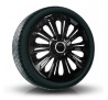Poklice kompatibilní na auto Volkswagen 16" STRONG černé 4 ks