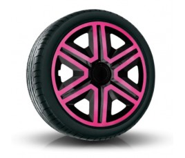 Poklice kompatibilní na auto Honda 15" Action Ružové 4ks