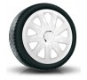 Poklice kompatibilní na auto BMW 15" DRIFT Biele 4ks