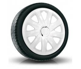 Poklice kompatibilní na auto BMW 15" DRIFT Biele 4ks