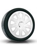 Poklice kompatibilní na auto AUDI 16" DRIFT Biele 4ks