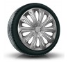 Poklice kompatibilní na auto Mitsubishi 16" STRONG Sivé lakované 4ks