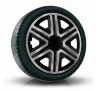 Poklice kompatibilní na auto Mazda 15" Action Grafitovo - Černé 4ks
