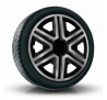 Poklice kompatibilní na auto Renault 16" Action Grafitovo - Černé 4ks