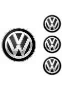 Logo na stredy kolies - živicové 4ks - VW