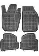 Koberce gumové se zvýšeným okrajem Škoda FABIA III 2014-