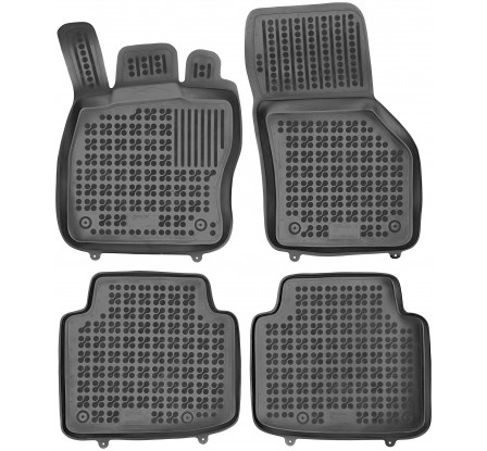 Koberce gumové se zvýšeným okrajem Škoda SUPERB III 2015-