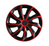 Poklice na auto 14" QUAD Bicolor červené