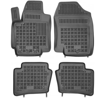 Koberce gumové se zvýšeným okrajem Hyundai i20 2008-2014