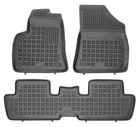 Koberce gumové se zvýšeným okrajem Peugeot 3008 (2009-2016)