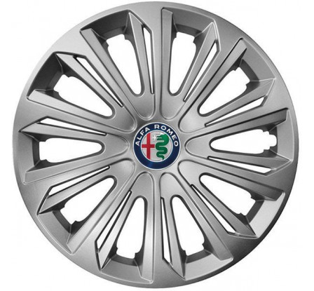 Poklice kompatibilní na auto Alfa Romeo 16" Strong Sivé