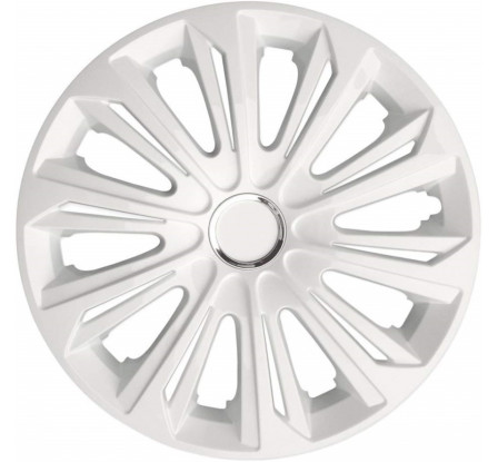 Poklice na auto 15" STRONG biele