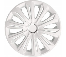 Poklice na auto 14" STRONG biele