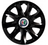 Poklice kompatibilní na auto Alfa Romeo 14" DRIFT černé