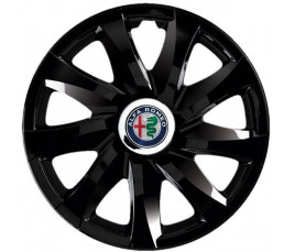 Poklice kompatibilní na auto Alfa Romeo 14" DRIFT černé