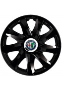 Poklice kompatibilní na auto Alfa Romeo 14" DRIFT černé