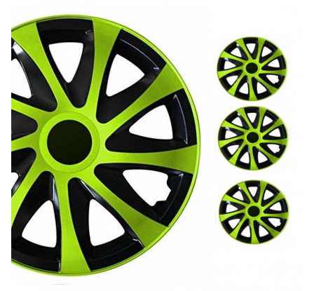 Poklice na auto Škoda 15" DRACO zelené
