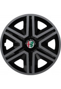 Poklice vhodné na auto Alfa Romeo 16" Action grafitovo - černé