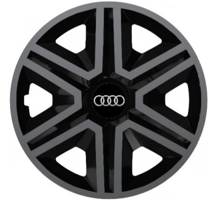 Poklice kompatibilní na auto Audi 16" Action grafitovo - černé
