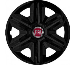 Poklice kompatibilní na auto Fiat 16" Action černé