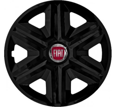 Poklice na auto Fiat 15" Action - černé