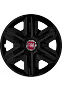Poklice na auto Fiat 15" Action - černé