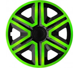 Poklice kompatibilní na auto Škoda 14" Action - zelené