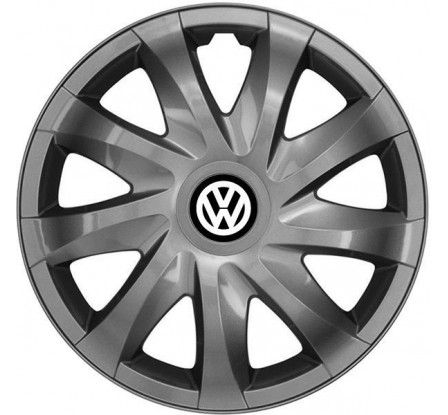 Poklice na auto Volkswagen 16" DRACO Grafitové