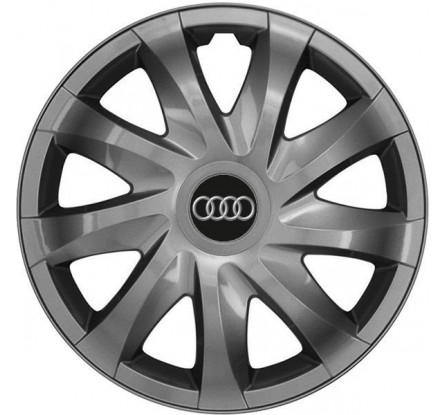 Poklice kompatibilní na auto Audi 16" DRACO Grafitové