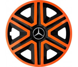 Poklice na auto Mercedes 16" Action duocolor orange