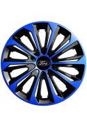 Poklice na auto FORD 15" STRONG duocolor modré