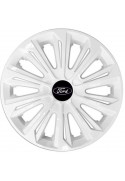 Poklice na auto FORD 15" STRONG biele