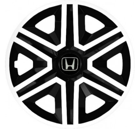 Poklice na auto Honda 14" Action bielo - černé