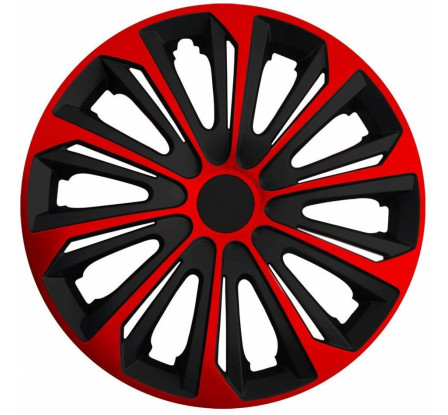 Poklice na auto 15" STRONG duocolor červené