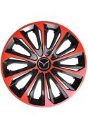 Poklice na auto Mazda 16" STRONG duocolor červené