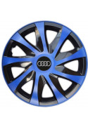 Poklice kompatibilní na auto Audi 15" DRACO modré