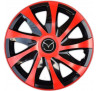 Poklice na auto Mazda 14" DRACO duocolor červené