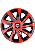 Poklice na auto Nissan 14" DRACO duocolor červené