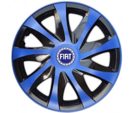 Poklice na auto Fiat 14" DRACO modré