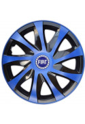 Poklice na auto Fiat 14" DRACO modré