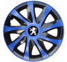 Poklice na auto Peugeot 14" DRACO modré