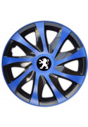 Poklice na auto Peugeot 14" DRACO modré