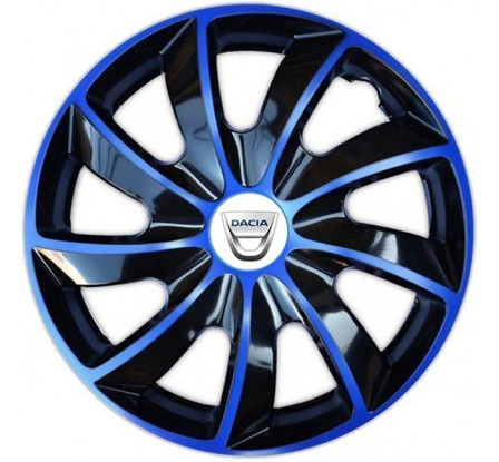 Poklice na auto Dacia 14" QUAD modré