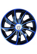 Poklice na auto Dacia 14" QUAD modré