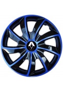 Poklice na auto Renault 14" QUAD modré