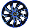 Poklice na auto Mercedes 15" QUAD modré