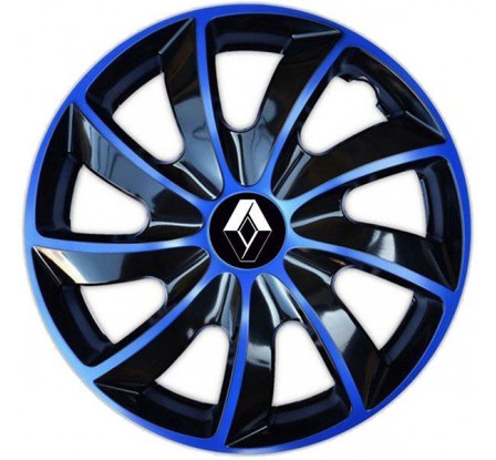 Poklice na auto Renault 15" QUAD modré